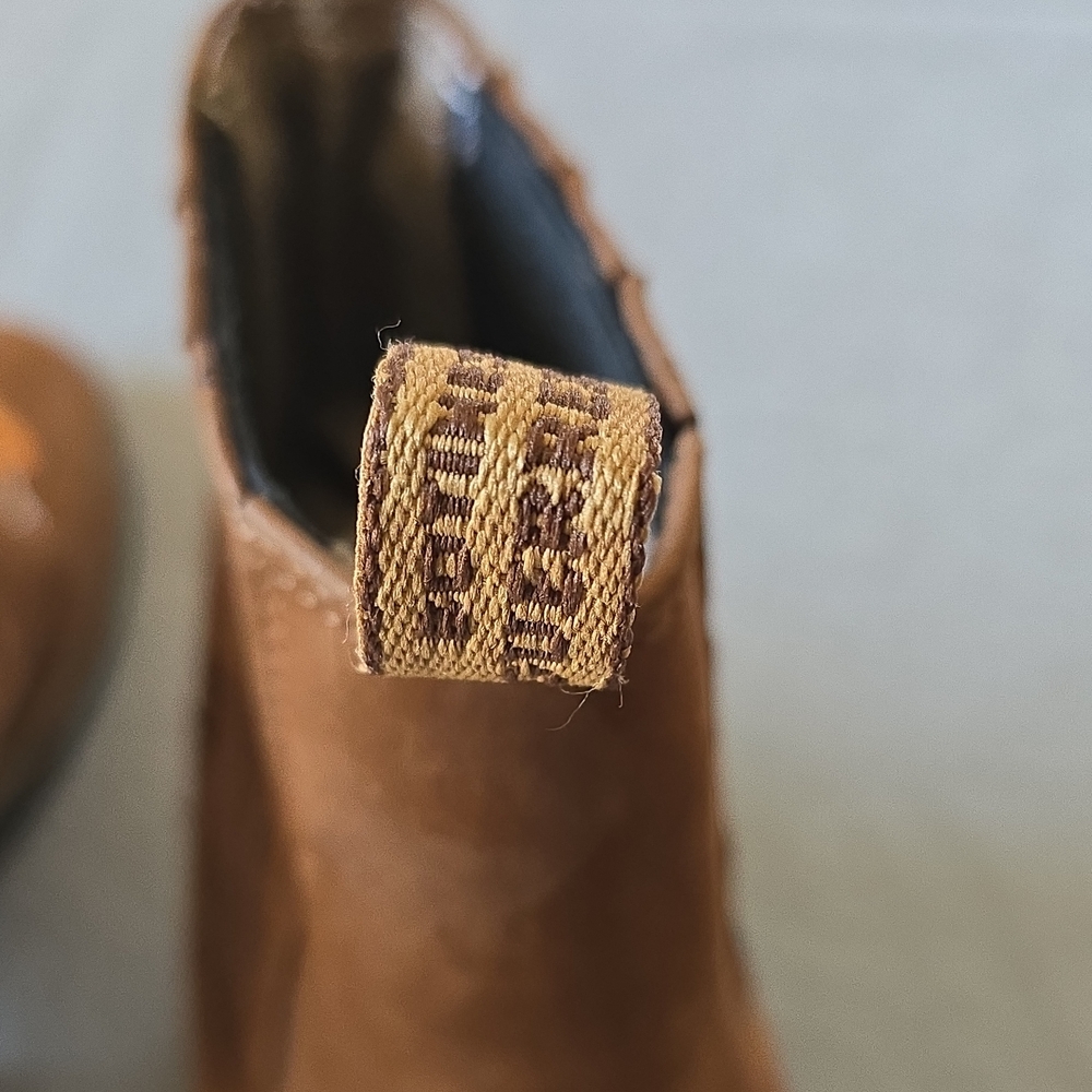 Sunflower Embroidered Kids Boots - Picture 4 of 7